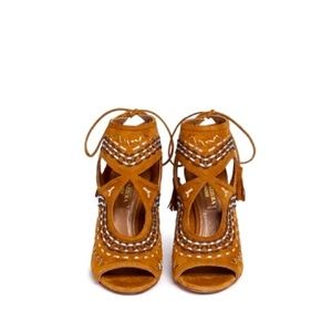 Aquazzura suede 105 sandals. EU40.